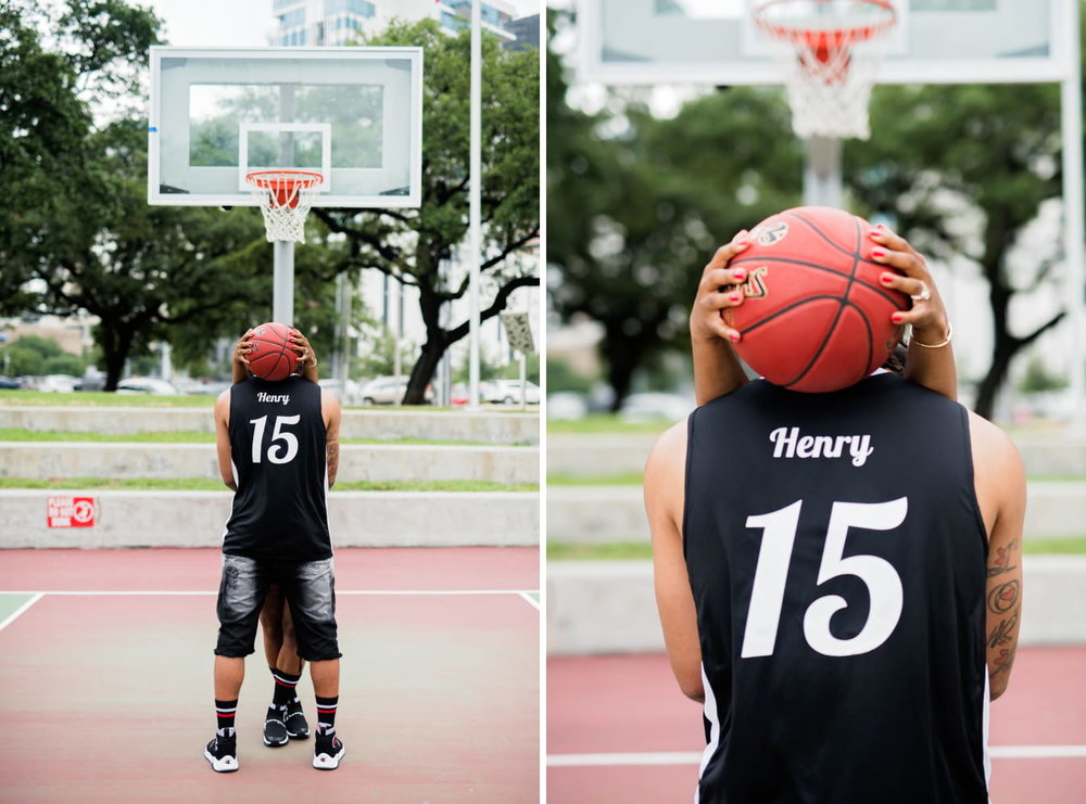 Houston Engagement- Pharris Photography- Engagement Session- Love and Basketball- Jada + Perier