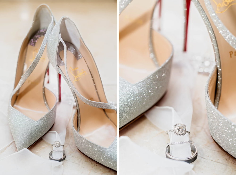 Houston Wedding- Pharris Photography- Details- Jasmin + Jordan- Shoes- Heels- Rings