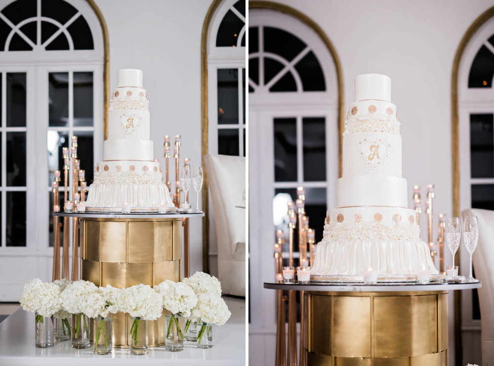 Houston Wedding- Pharris Photography- Reception- Jasmin + Jordan- Wedding Cake