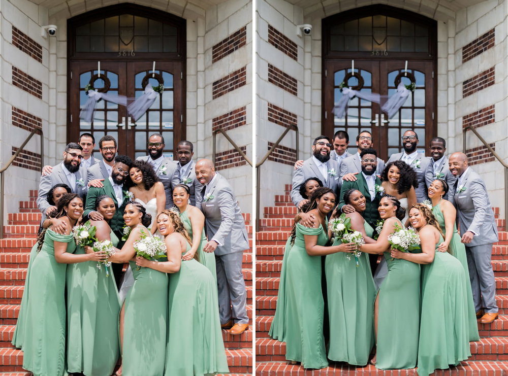 Houston Wedding- Pharris Photography- Bridal Party- Lorece + Jeremy- Wedding Party