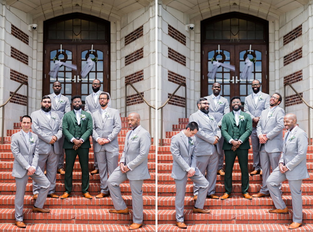 Houston Wedding- Pharris Photography- Bridal Party- Lorece + Jeremy- Groom &amp; Groomsmen