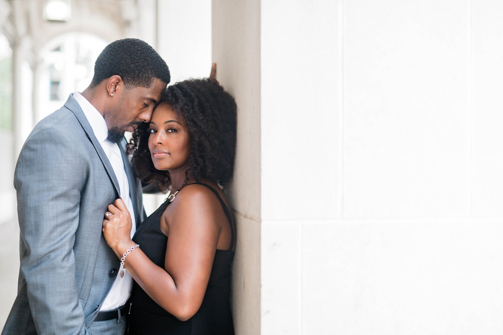 Houston Engagement- Pharris Photography- Engagement Session- Houston Rooftop- Carnisha + Ben