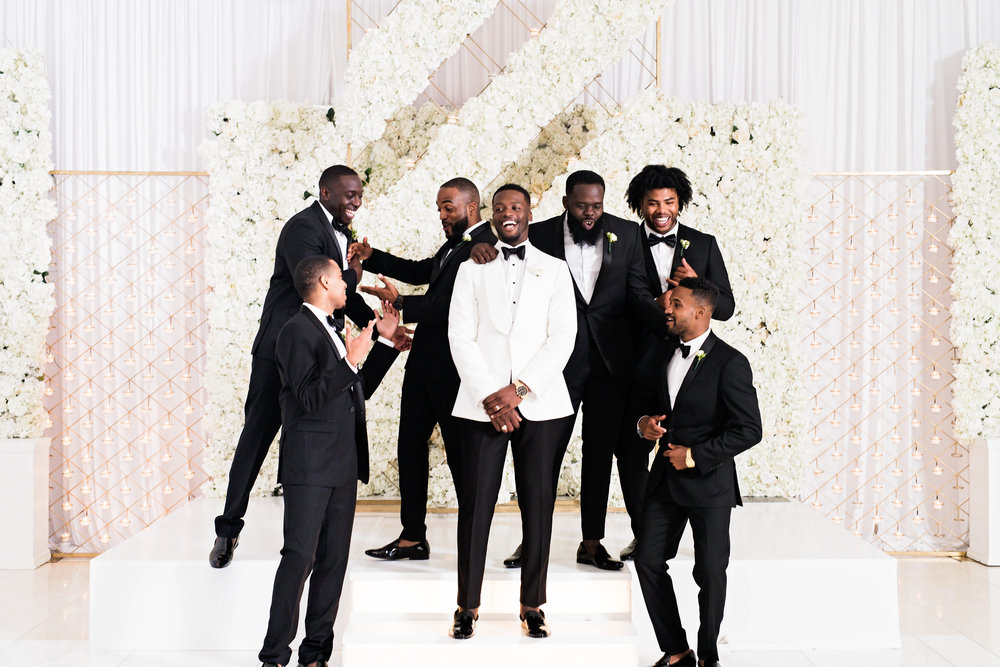 Houston Wedding- Pharris Photography- Bridal Party- Jasmin + Jordan- Groomsmen