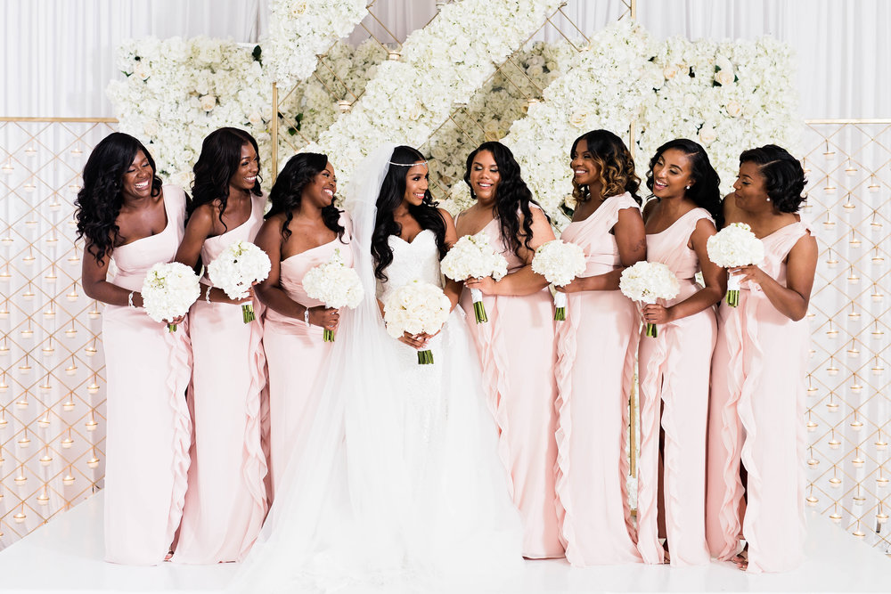 Houston Wedding- Pharris Photography- Bridal Party- Jasmin + Jordan- Bridesmaids