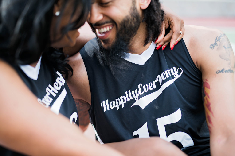 Houston Engagement- Pharris Photography- Engagement Session- Love and Basketball- Jada + Perier