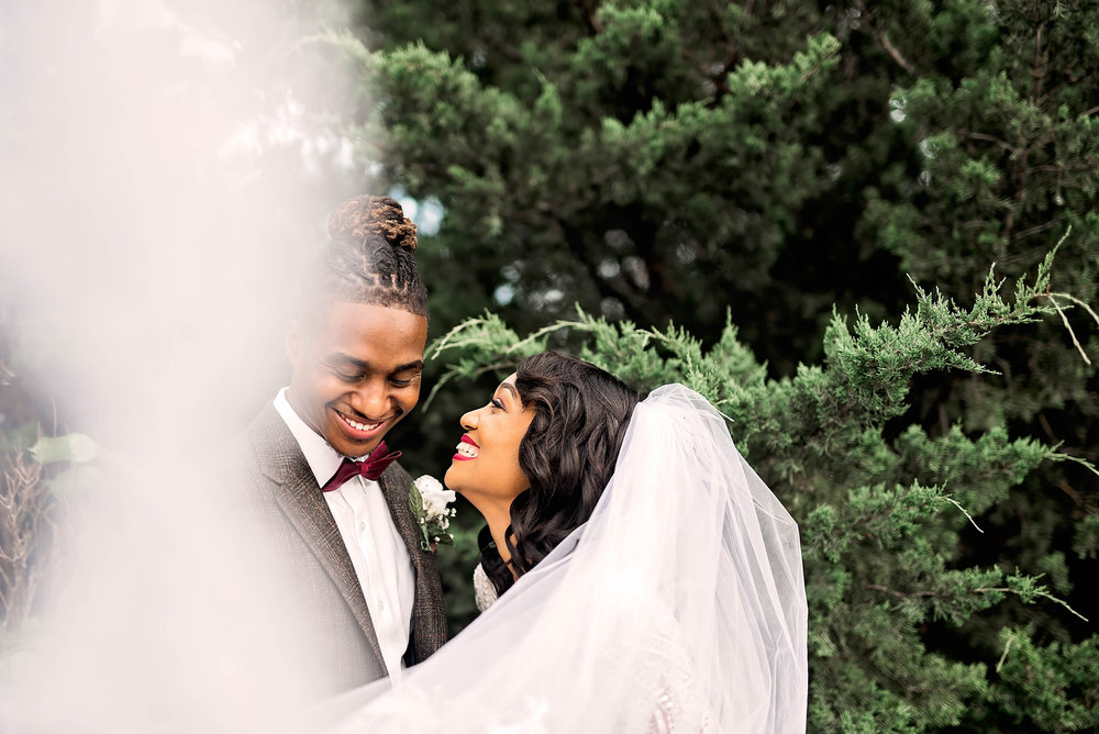 Dallas Wedding- Pharris Photography- Couple- Aaqila + Najee- Bride &amp; Groom