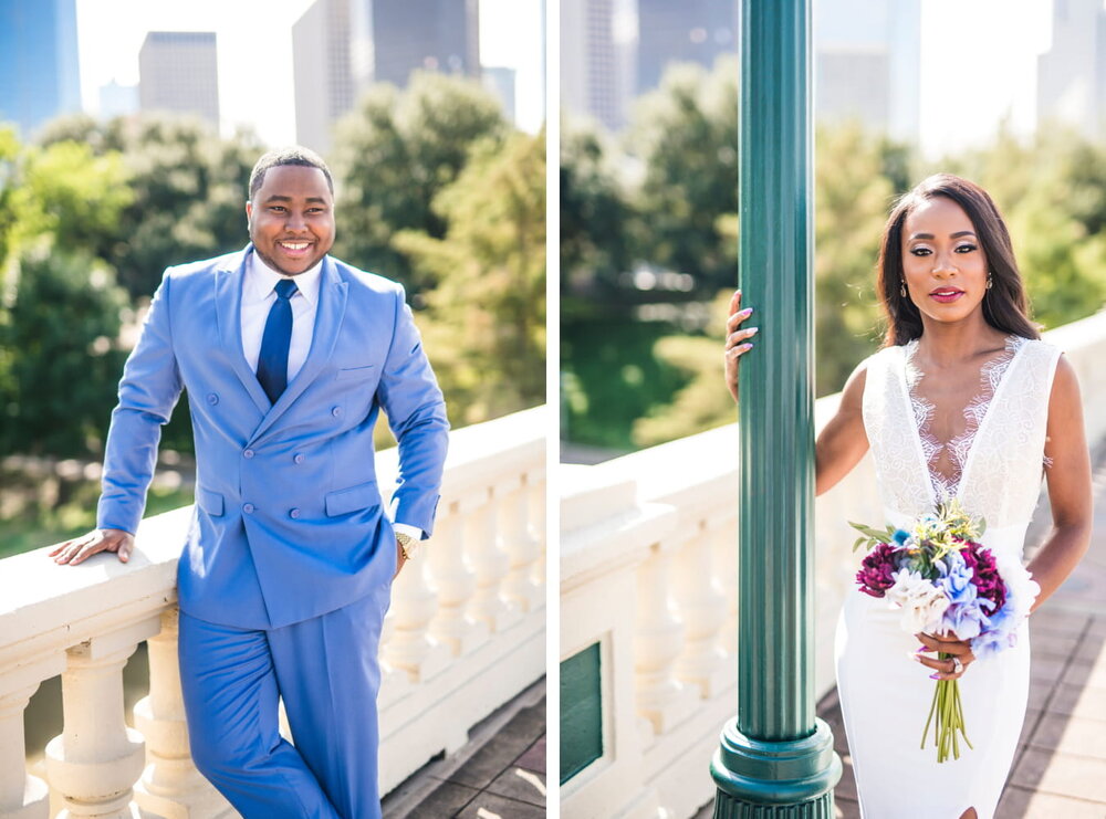 Houston Engagement- Pharris Photography- Engagement Session- Centennial McGovern Gardens- Tyrie + Samara