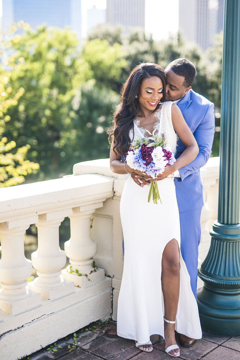 Houston Engagement- Pharris Photography- Engagement Session- Centennial McGovern Gardens- Tyrie + Samara