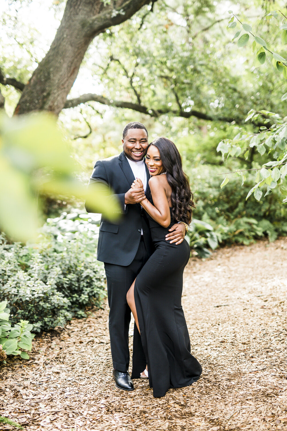 Houston Engagement- Pharris Photography- Engagement Session- Centennial McGovern Gardens- Tyrie + Samara