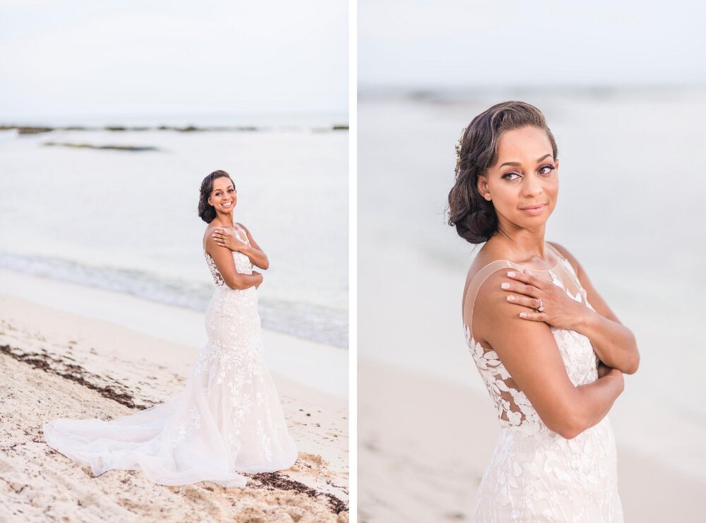 Cancún Wedding- Ed Dorado Royale Resort- Pharris Photography- Couple- Carrie + Eugene- Bride