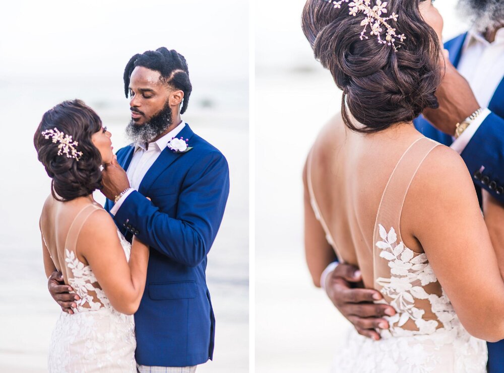 Cancún Wedding- Ed Dorado Royale Resort- Pharris Photography- Couple- Carrie + Eugene- Bride &amp; Groom