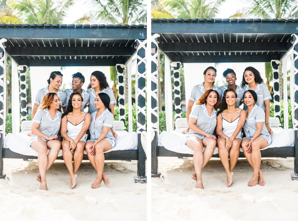 Cancun, Mexico Wedding- El Dorado Royale Resort- Pharris Photography- Getting Ready- Carrie + Eugene-Bride