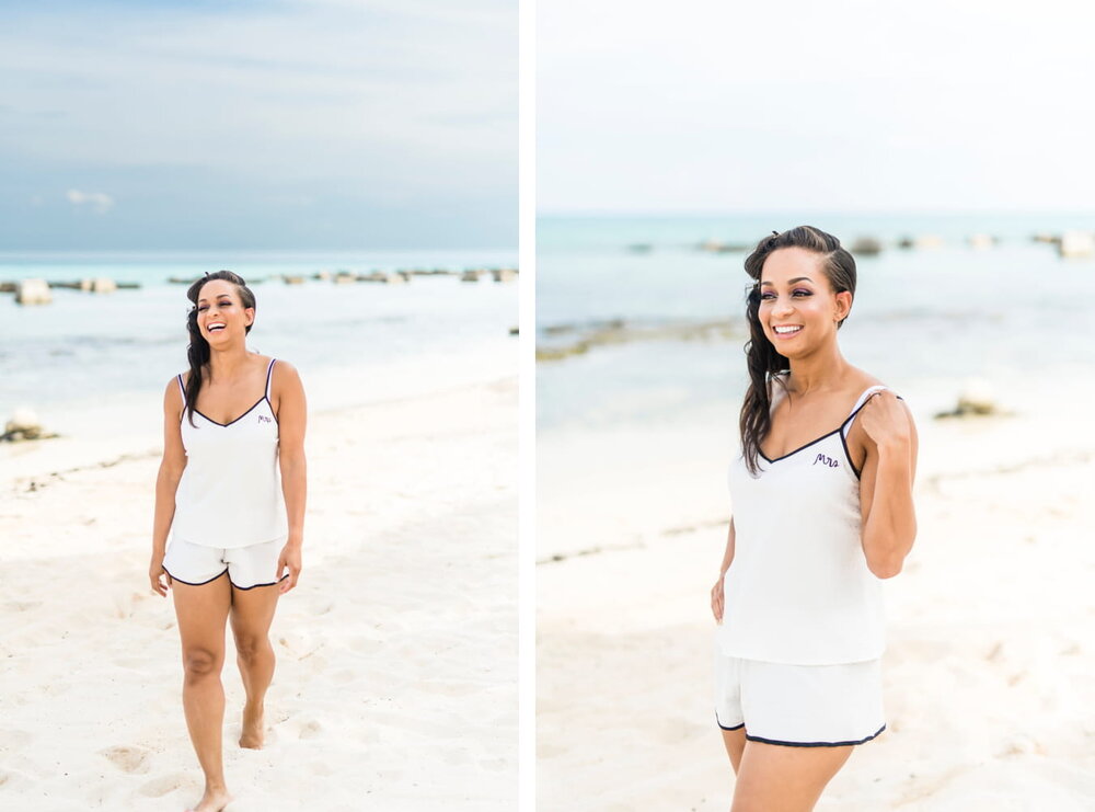 Cancun, Mexico Wedding- El Dorado Royale Resort- Pharris Photography- Getting Ready- Carrie + Eugene-Bride