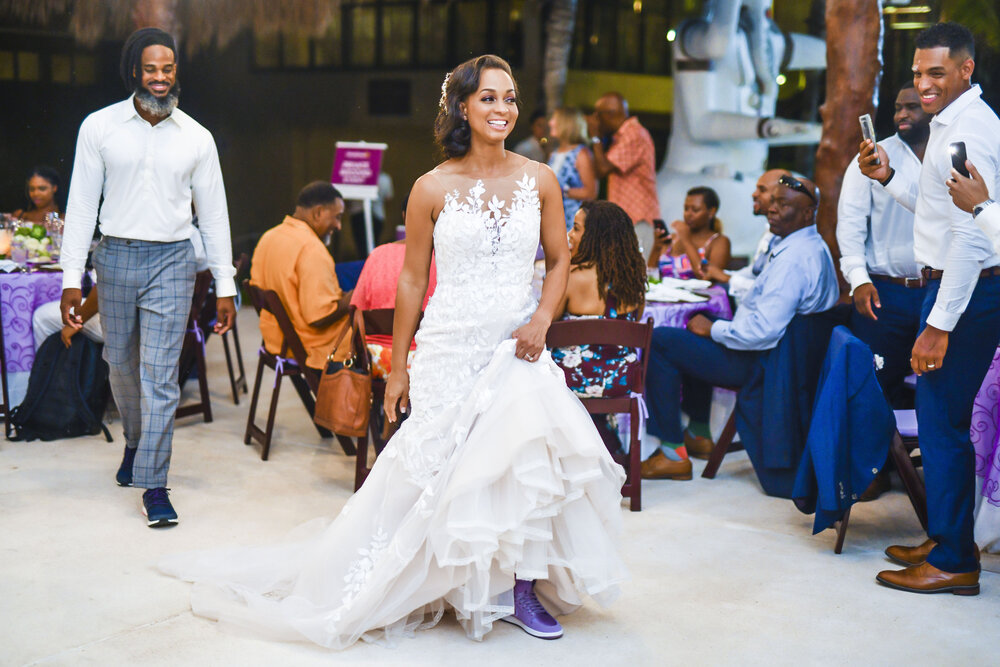 Cancún Wedding- Ed Dorado Royale Resort- Pharris Photography- Reception- Carrie + Eugene- Dance Floor