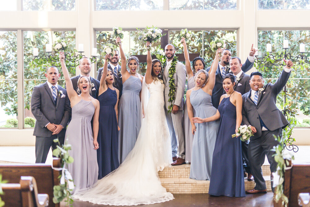 Dallas Wedding- Chapel at Ana Villa- Pharris Photography- Bridal Party- Courtney + Eddie 