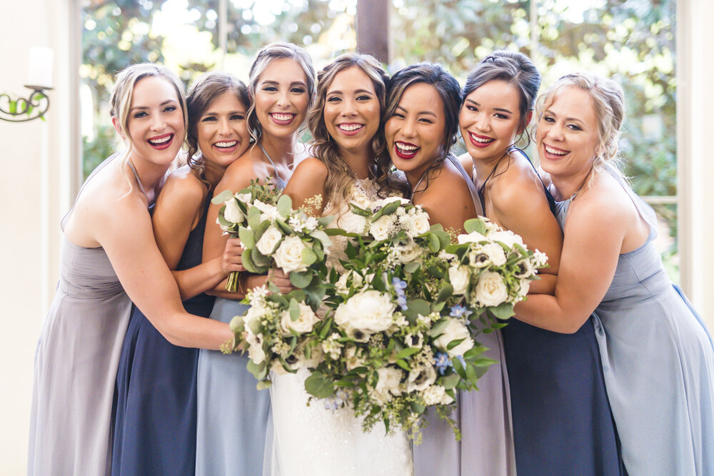 Dallas Wedding- Chapel at Ana Villa- Pharris Photography- Bridal Party- Courtney + Eddie- Bridesmaids