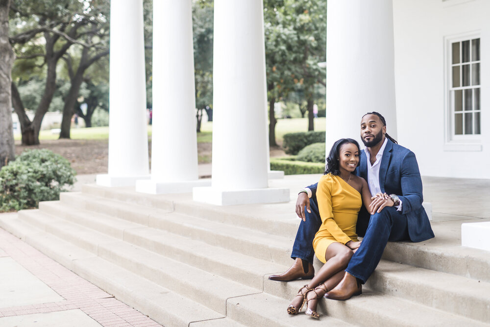 Dallas Engagement- Pharris Photography- Engagement Session- Arlington Hall- Jordan + Joshua