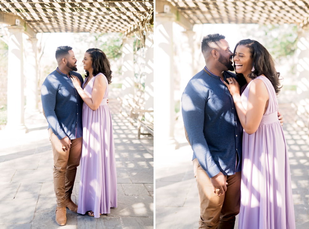 Dallas Engagement- Pharris Photography- Engagement Session- Dallas Arboretum and Botanical Gardens- Alexiss + Chaz