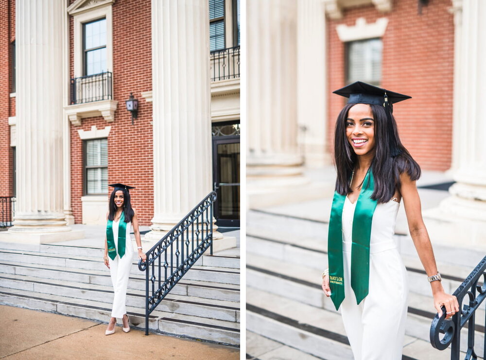 Pharris Photography- Graduation Session- Grad Portraits- Baylor University- Waco- Kennedy Dendy