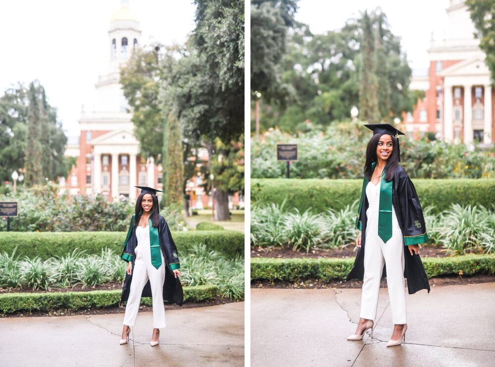 Pharris Photography- Graduation Session- Grad Portraits- Baylor University- Waco- Kennedy Dendy