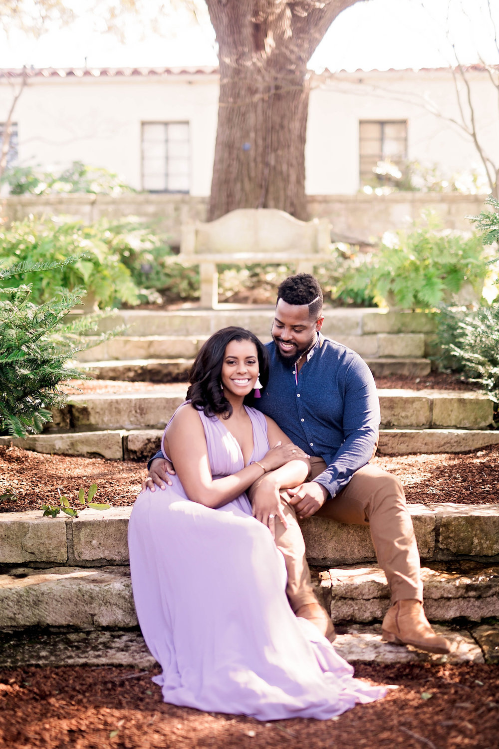 Dallas Engagement- Pharris Photography- Engagement Session- Dallas Arboretum and Botanical Gardens- Alexiss + Chaz