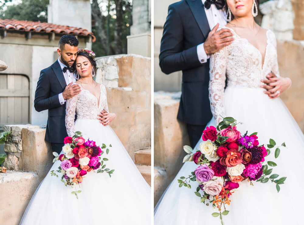 Jonestown Wedding- Villa Antonia-  Pharris Photography- Couple- Phil + Laura- Bride &amp; Groom