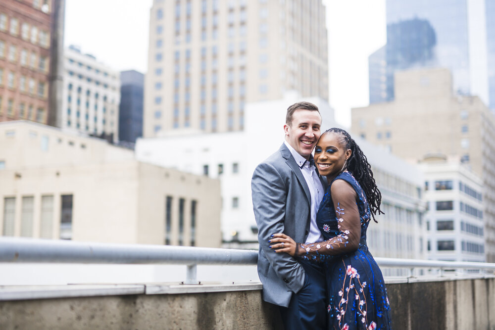 Houston Engagement- Pharris Photography- Engagement Session- Downtown Houston- Jalissa + Drew