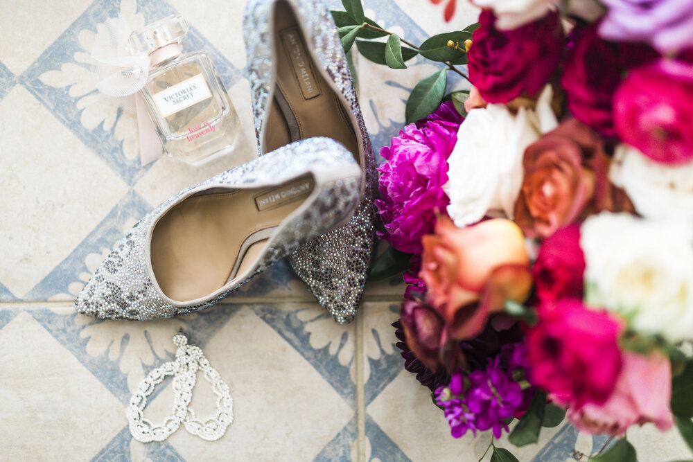 Jonestown Wedding- Pharris Photography- Details- Phil + Laura- Shoes- Florals- Jewelry