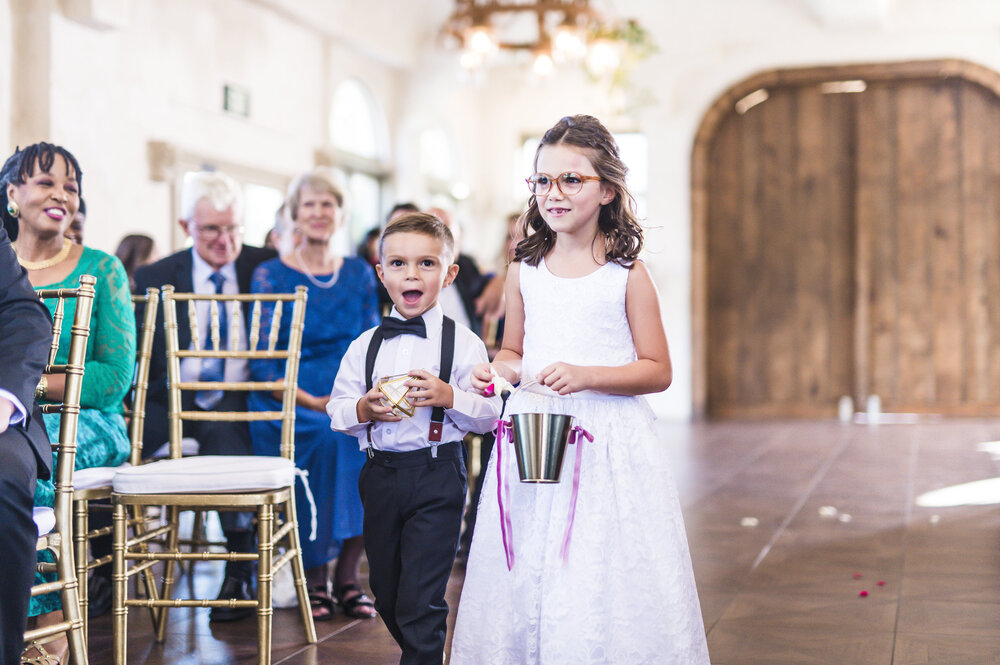 Jonestown Wedding- Villa Antonia- Pharris Photography- Ceremony- Phil + Laura- Ring Bearer- Flower Girl