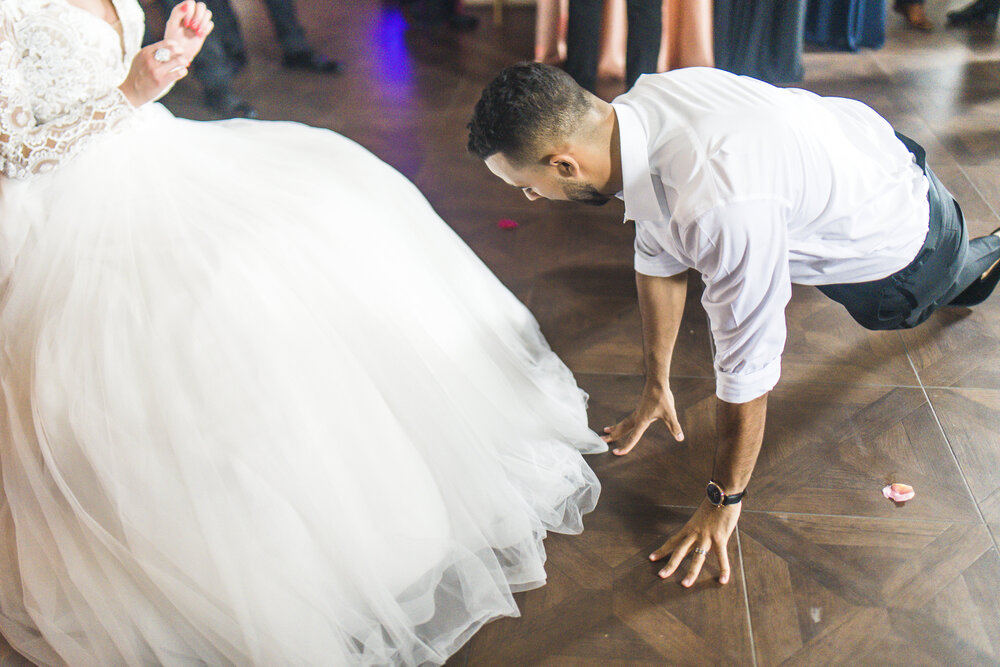 Jonestown Wedding- Villa Antonia- Pharris Photography- Reception- Phil + Laura- Garter Toss