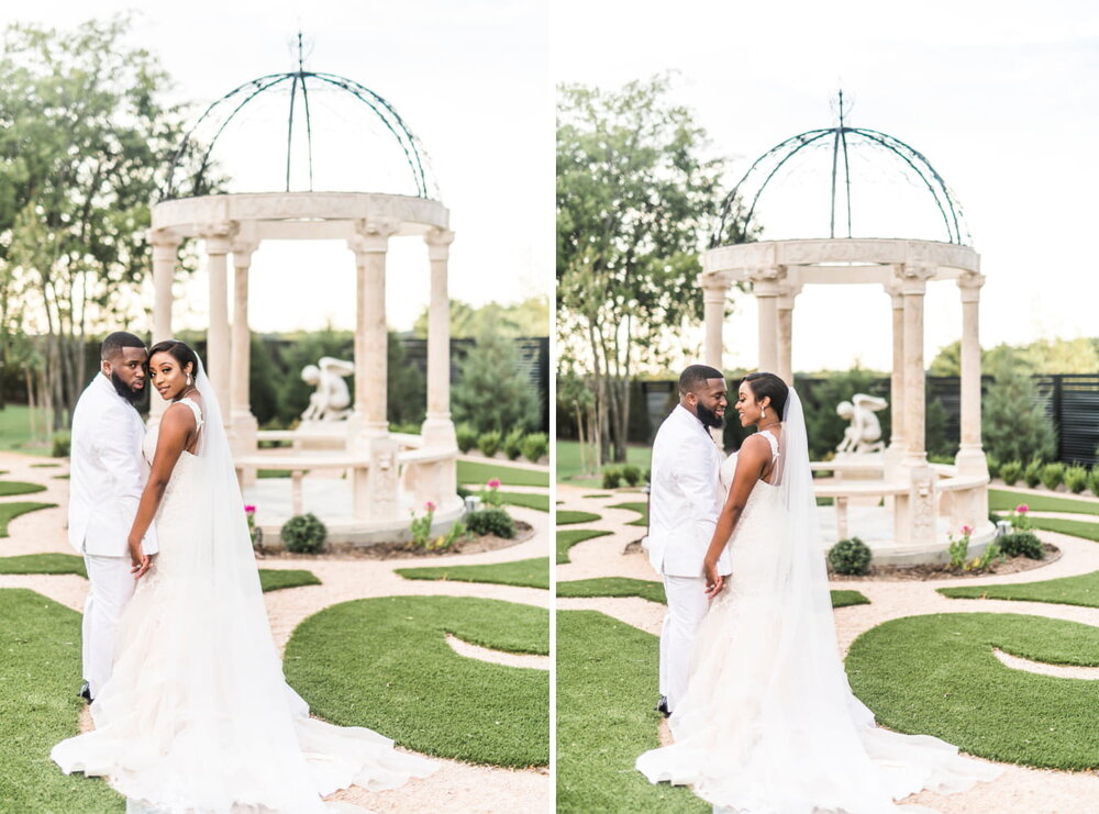 Dallas Wedding- Knotting Hill Place- Pharris Photography- Couple- Alfred + Breanna- Bride &amp; Groom