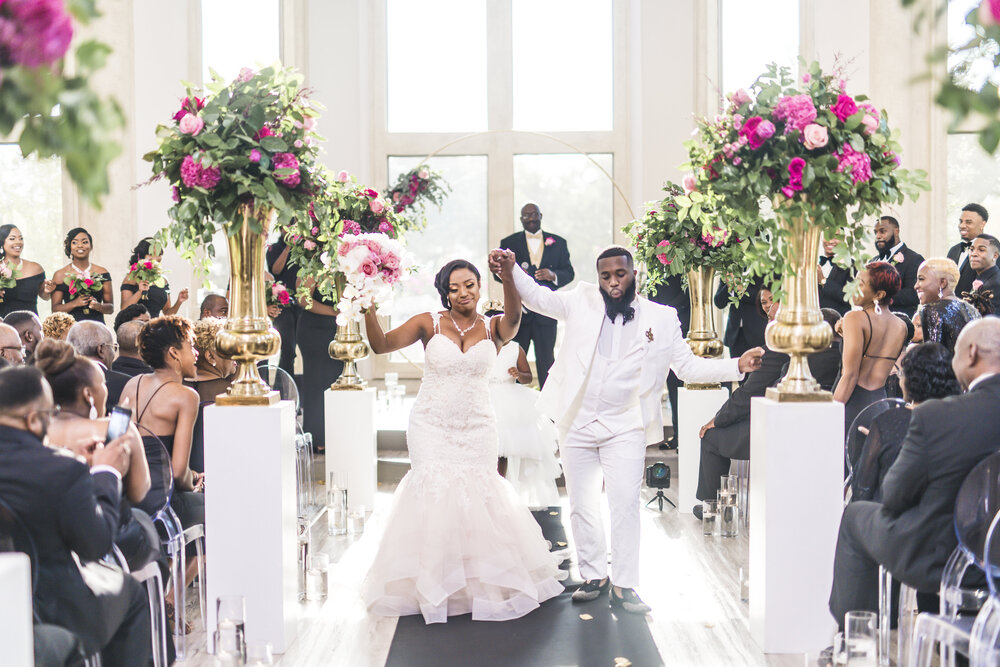 Dallas Wedding- Knotting Hill Place- Pharris Photography- Ceremony- Alfred + Breanna- Just Married