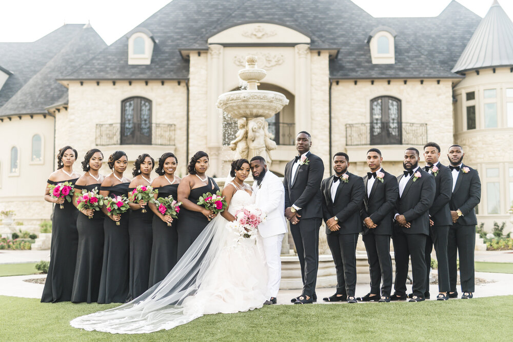 Dallas Wedding- Knotting Hill Place- Pharris Photography- Bridal Party- Alfred + Breanna