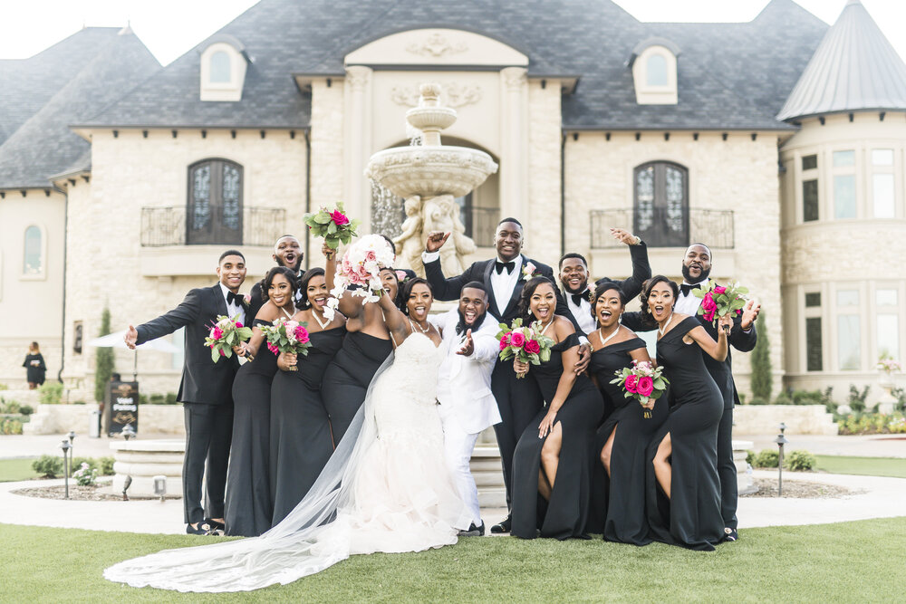 Dallas Wedding- Knotting Hill Place- Pharris Photography- Bridal Party- Alfred + Breanna