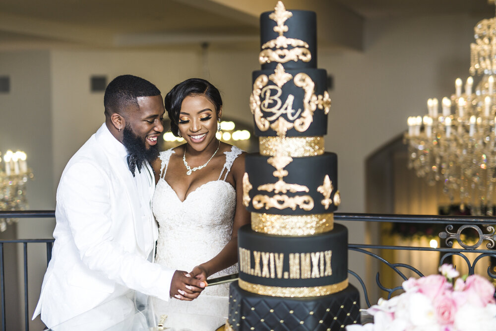 Dallas Wedding- Knotting Hill Place- Pharris Photography- Reception- Alfred + Breanna- Wedding Cake- Cake Tasting