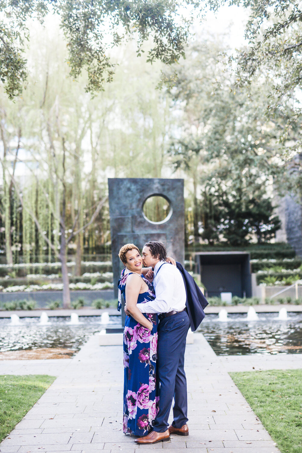 Dallas,TX Engagement- Pharris Photography- Engagement Session- Nasher Sculpture Garden-Danielle + JD