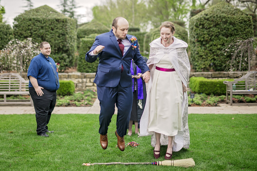 Dallas, Texas Wedding- Dallas Arboretum- Pharris Photography- Ceremony- Cassandra + Mariusz- Jumping the Broom