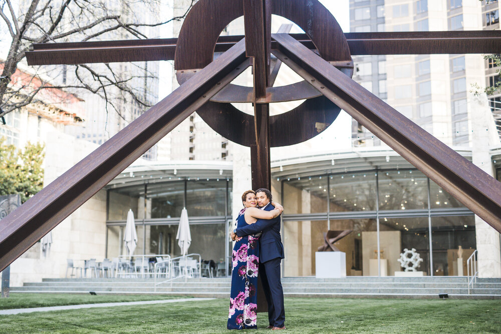 Dallas,TX Engagement- Pharris Photography- Engagement Session- Nasher Sculpture Garden-Danielle + JD