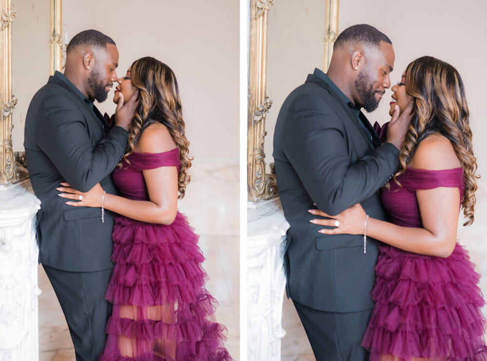 Houston, TX Engagement- Pharris Photography- Engagement Session- Chateau Cocomar- Aliah + Tyrone