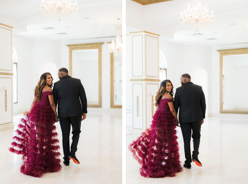 Houston, TX Engagement- Pharris Photography- Engagement Session- Chateau Cocomar- Aliah + Tyrone