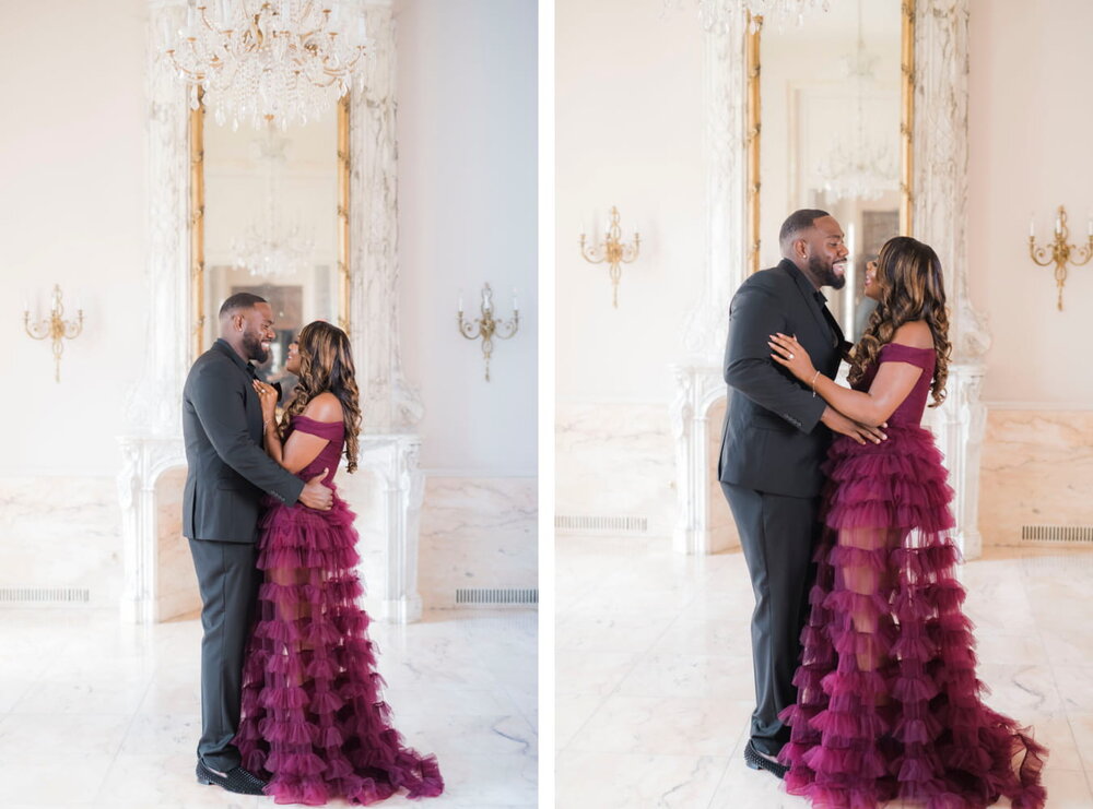 Houston, TX Engagement- Pharris Photography- Engagement Session- Chateau Cocomar- Aliah + Tyrone