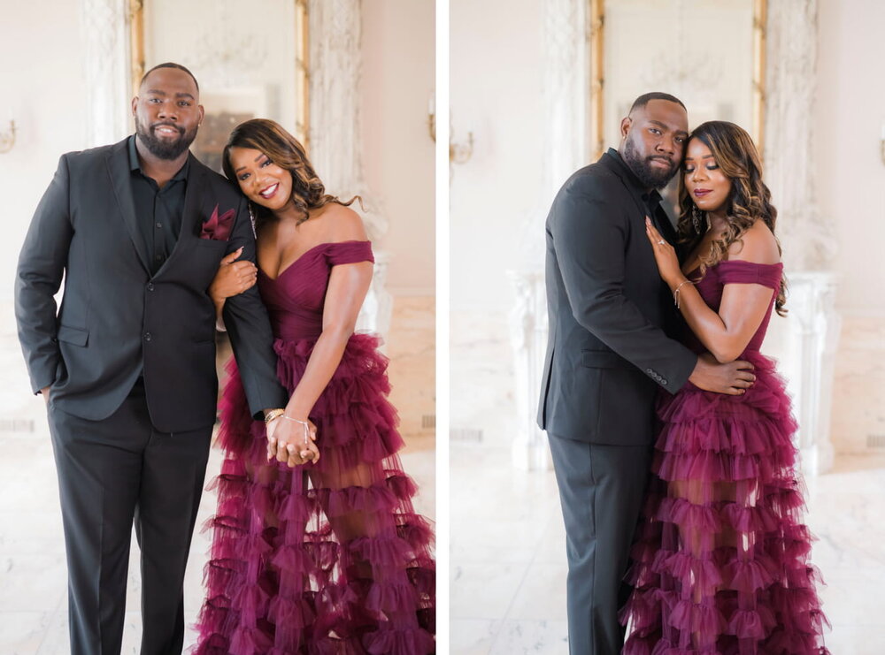 Houston, TX Engagement- Pharris Photography- Engagement Session- Chateau Cocomar- Aliah + Tyrone