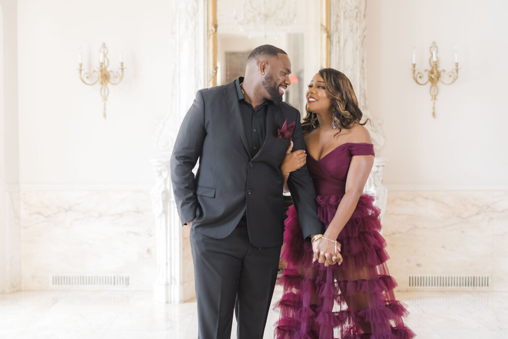 Houston, TX Engagement- Pharris Photography- Engagement Session- Chateau Cocomar- Aliah + Tyrone