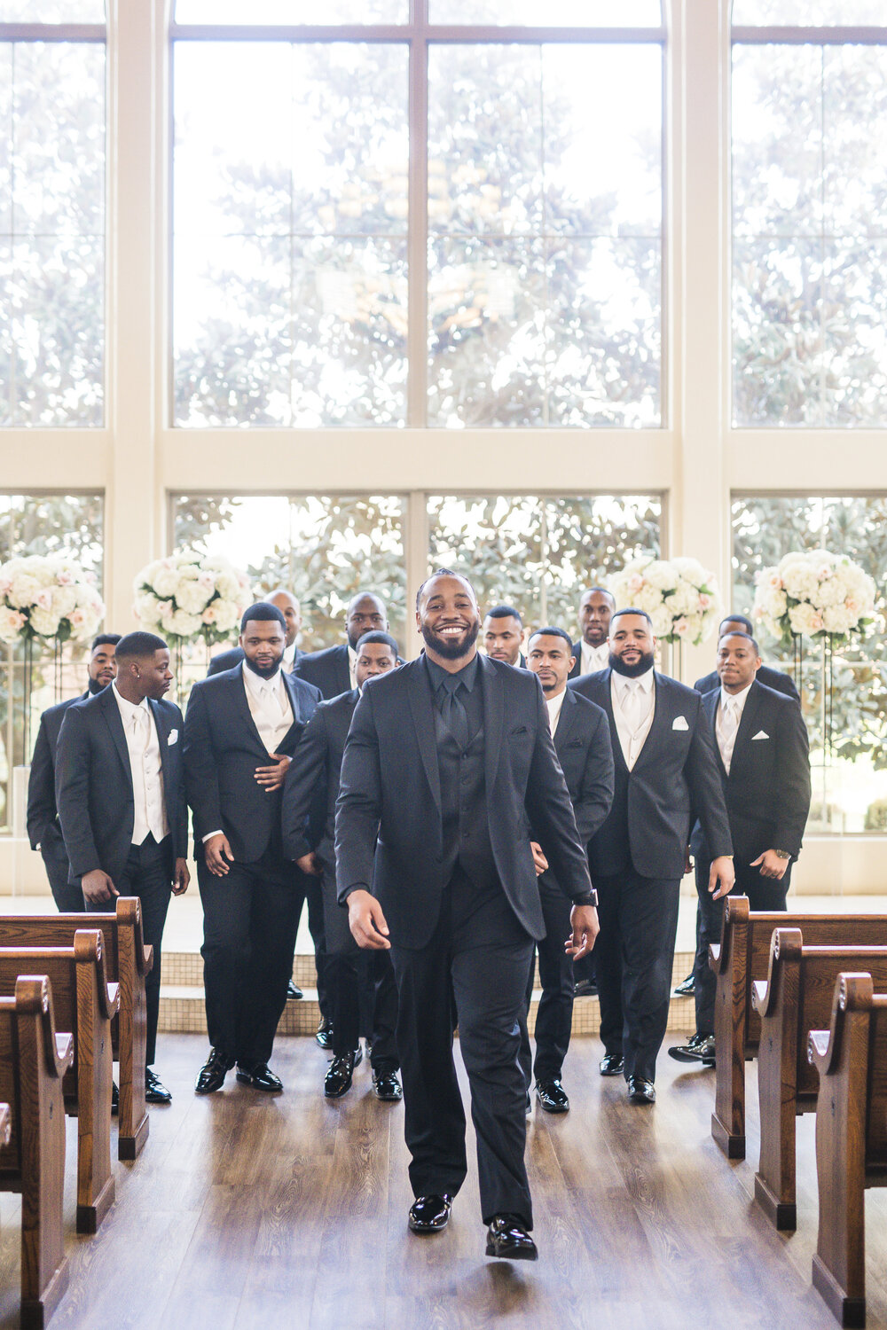 The Colony, TX Wedding- Chapel Ana Villa- Pharris Photography- Ceremony- Jordan + Joshua-Groomsman