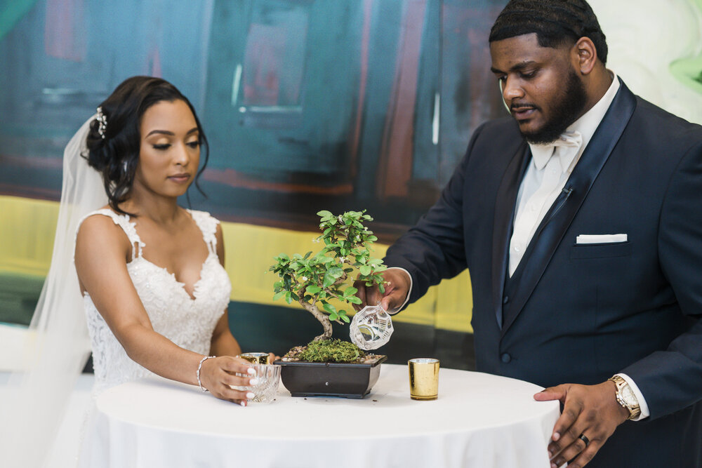 Dallas,TX Wedding- Hall Arts Hotel- Pharris Photography- Ceremony- Chloe + Demetrius