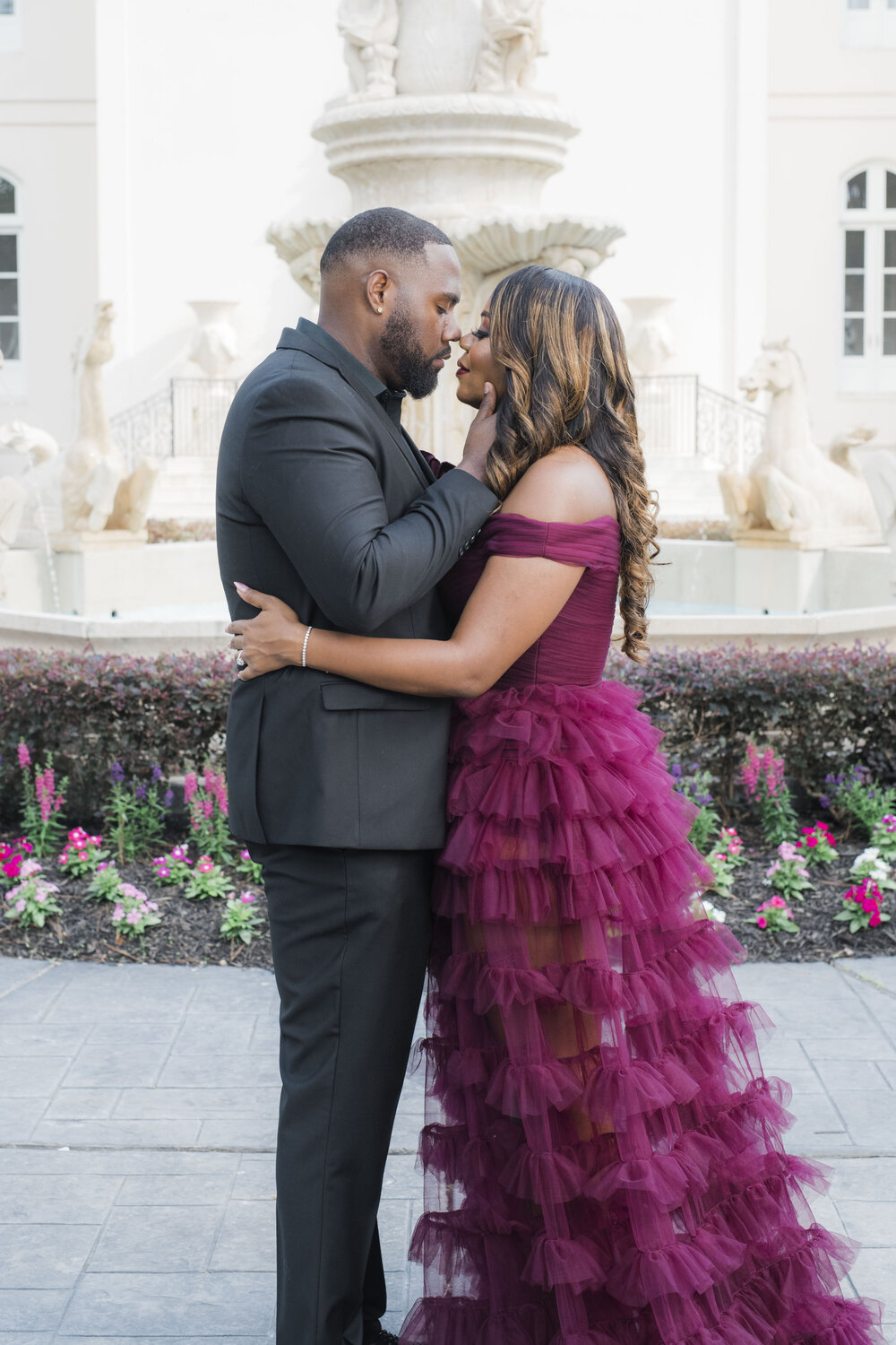 Houston, TX Engagement- Pharris Photography- Engagement Session- Chateau Cocomar- Aliah + Tyrone