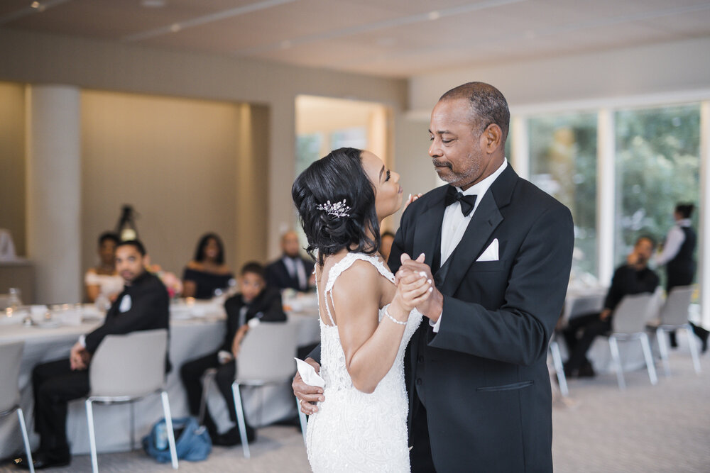 Dallas,TX Wedding- Hall Arts Hotel- Pharris Photography- Reception- Chloe + Demetrius-Daddy Daughter Dance