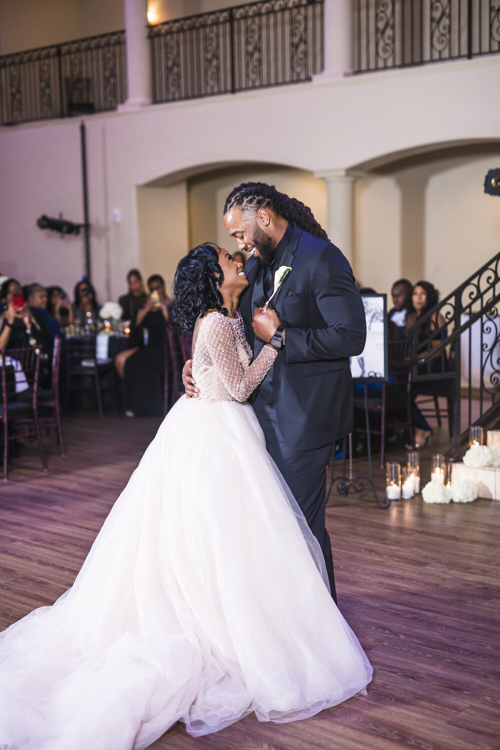 The Colony, TX Wedding- Chapel Ana Villa- Pharris Photography- Reception- Jordan + Joshua-First Dance