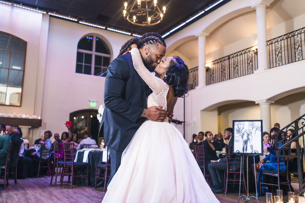 The Colony, TX Wedding- Chapel Ana Villa- Pharris Photography- Reception- Jordan + Joshua-First Dance