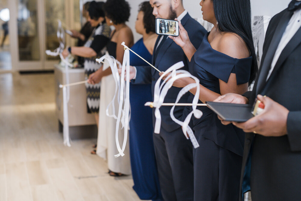 Dallas,TX Wedding- Hall Arts Hotel- Pharris Photography- Reception- Chloe + Demetrius-Send Off